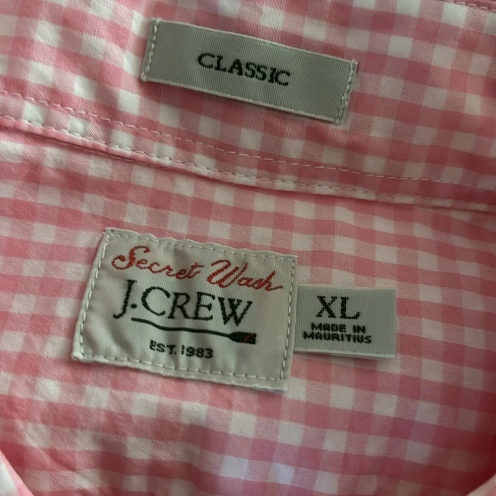 J.Crew Men’s Secret Wash cotton poplin shirt‎